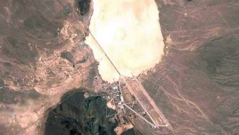 Area 51 aerial view satellite | The Real Story of Area 51