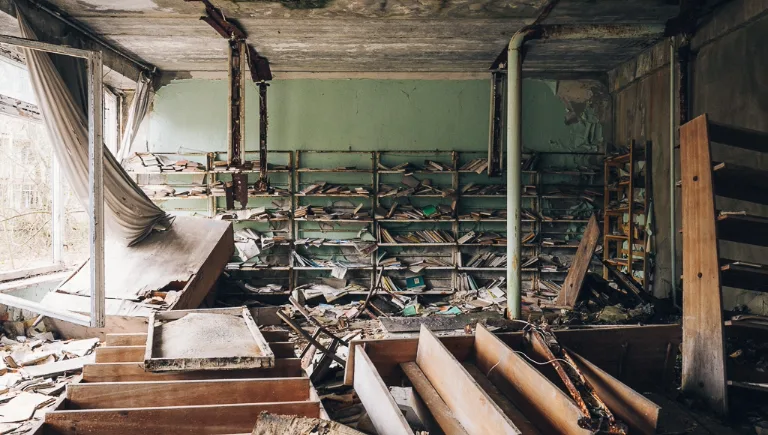 Abandoned City of Pripyat Near Chernobyl