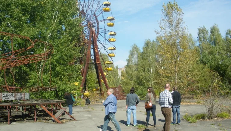 Abandoned City of Pripyat Near Chernobyl