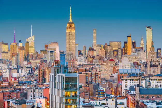 Bobby Flay’s Manhattan home skyline view