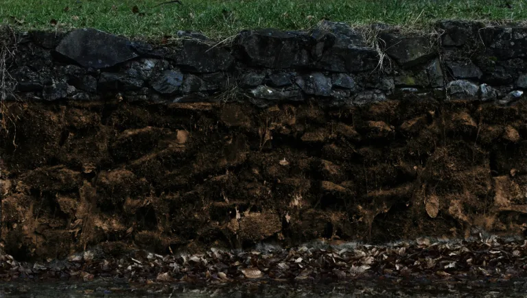 graveyard soil layers | Buried in a Coffin