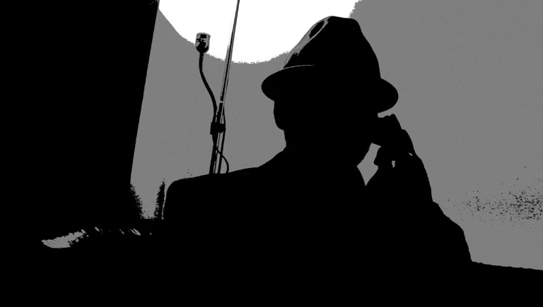 mysterious government agent silhouette art | Men in Black