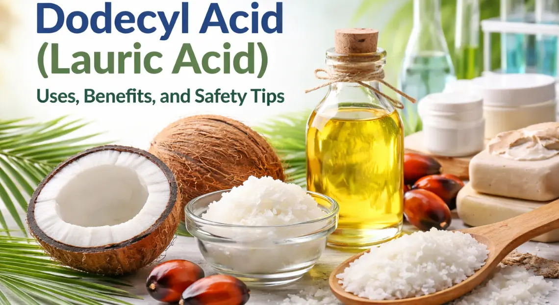 Dodecyl Acid (Lauric Acid) – Uses, Benefits & Properties
