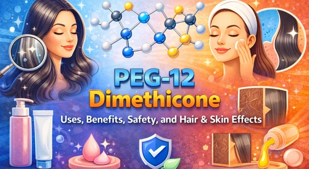 PEG-12 Dimethicone – Benefits, Uses, Safety & Skin Hair Effects