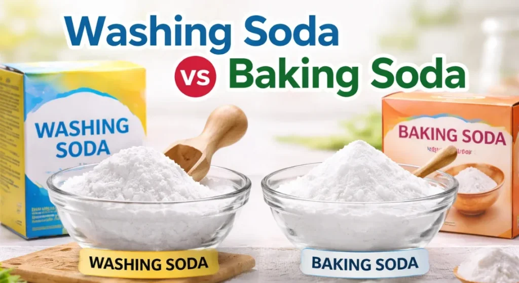 Washing Soda vs Baking Soda