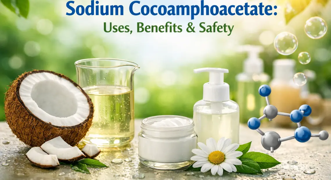 Sodium Cocoamphoacetate Uses, Benefits, and Safety in Personal Care